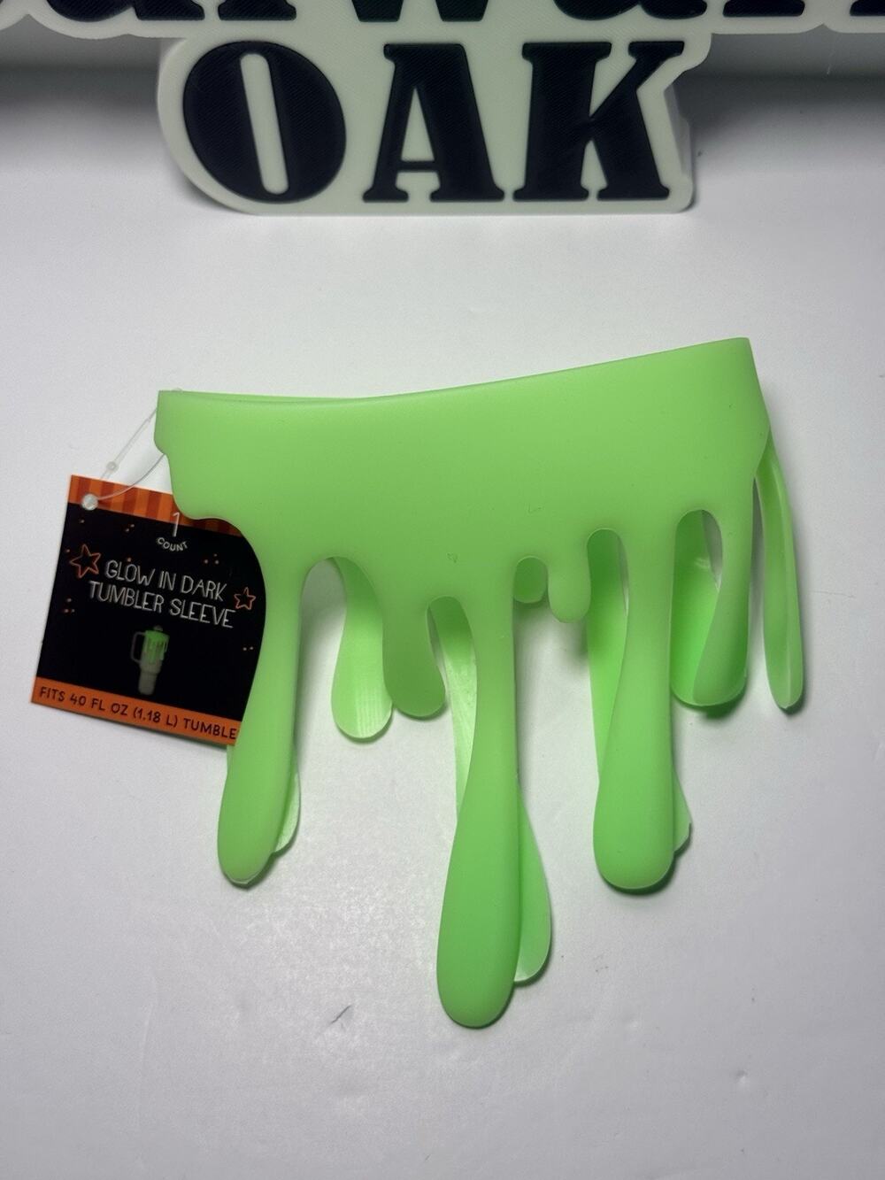 Target Bullseye Green Glow in the Dark Slime Tumbler Sleeve Fits Stanley + More!